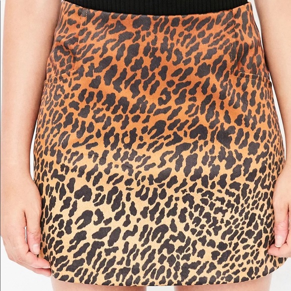 Urban Outfitters Cheetah Print Mini Skirt - Picture 4 of 6